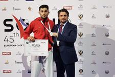 Sakaryalı sporcu Rusya'dan gümüş madalya getirdi