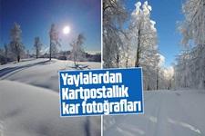 Kartpostallık kar fotoğrafları