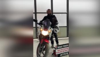 Sedat Peker Akyazılı hayranına motosiklet hediye etti