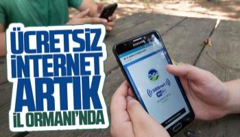 Ücretsiz internet artık İl Ormanı'nda