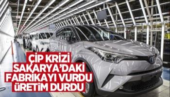 Toyota Sakarya'da üretimi durdurdu