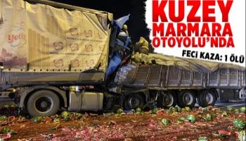 Kuzey Marmara'da kaza: 1 ölü