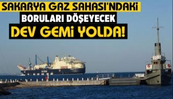 Karadeniz gazı için boru döşeyecek dev gemi geliyor