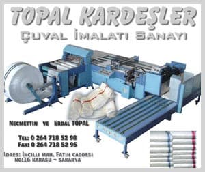 Sakarya'da Çuval İmalatı Yapan Bir Firma Sakarya'da Çuval İmalatı Yapan Bir Firma